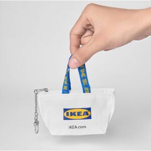 NWT Ikea Japan KNÖLIG Key Ring Small Coin Purse Compact Stylish Accessory